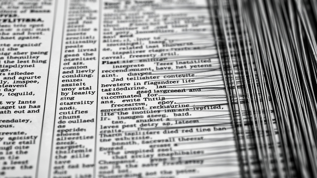 Editorial illustration — a newspaper column dissolving into binary digits